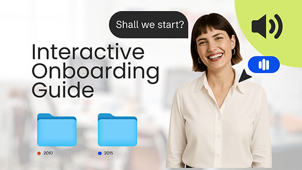 Interactive onboarding guide