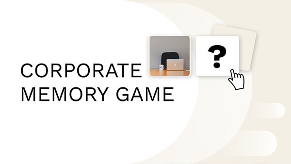 Corporate memory game
