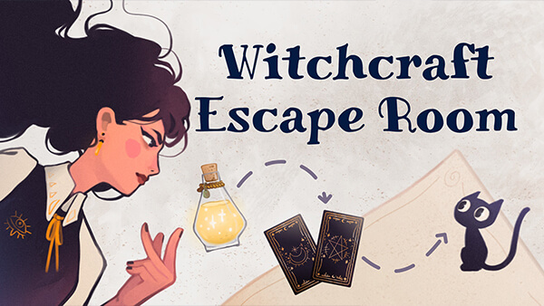 Interactive Witchcraft escape room template