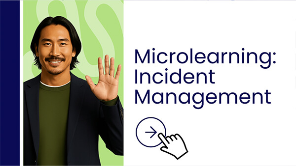 Microlearning: incident management