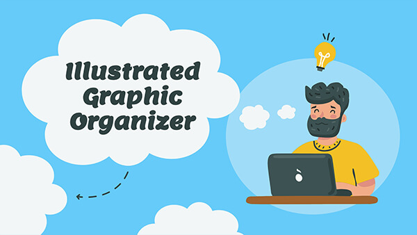 Illustrated graphic organizer