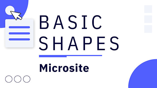 Basic shapes microsite