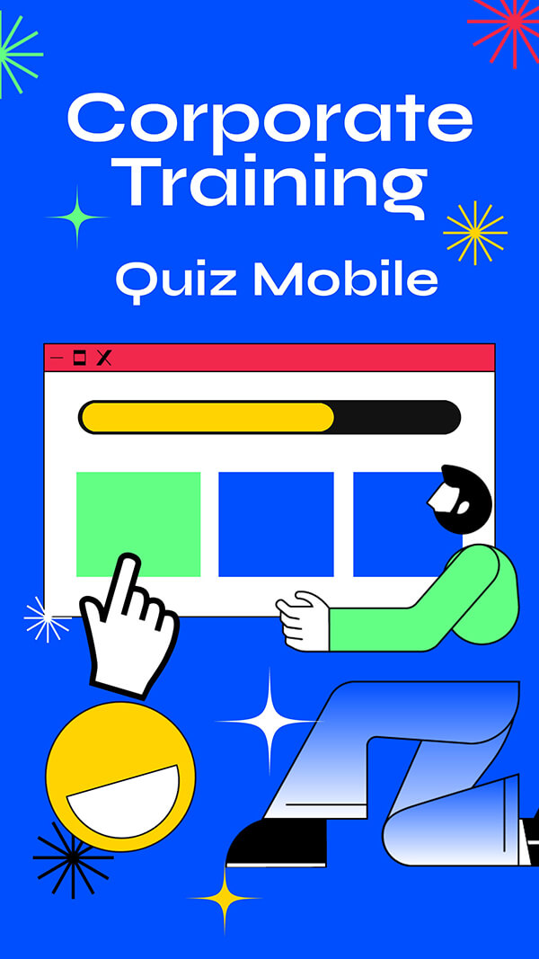 Corporate training quiz mobile