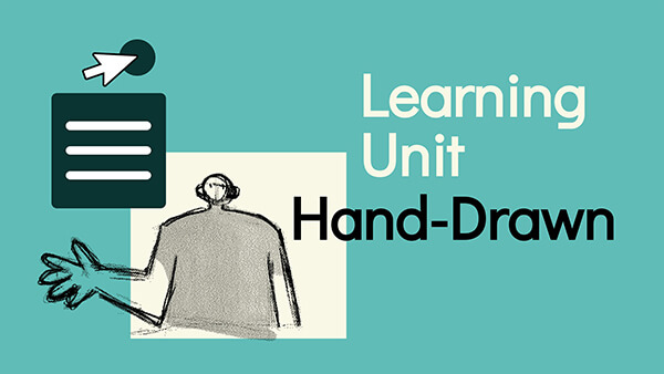 Hand-drawn learning unit