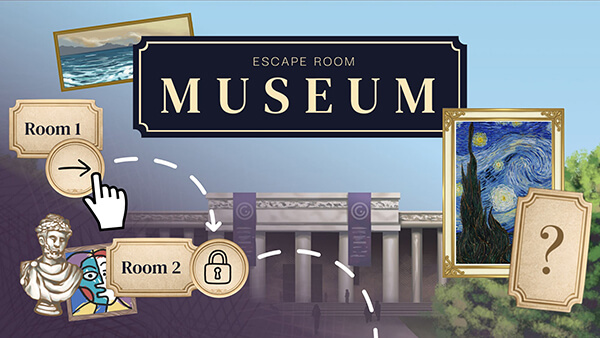 Interactive Museum escape room template