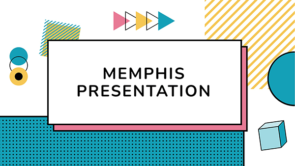 Interactive Memphis presentation template