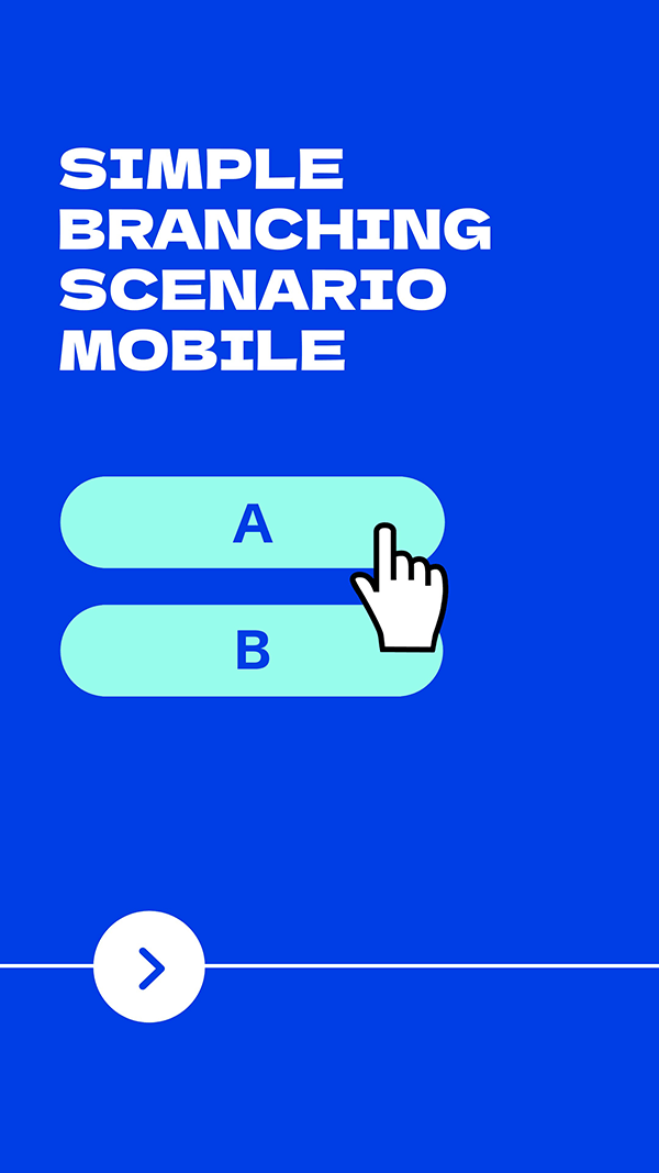 Simple branching scenario mobile