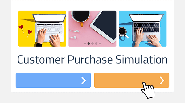 Product purchase simulation