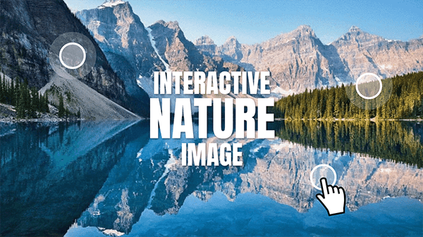 Interactive Interactive nature image template
