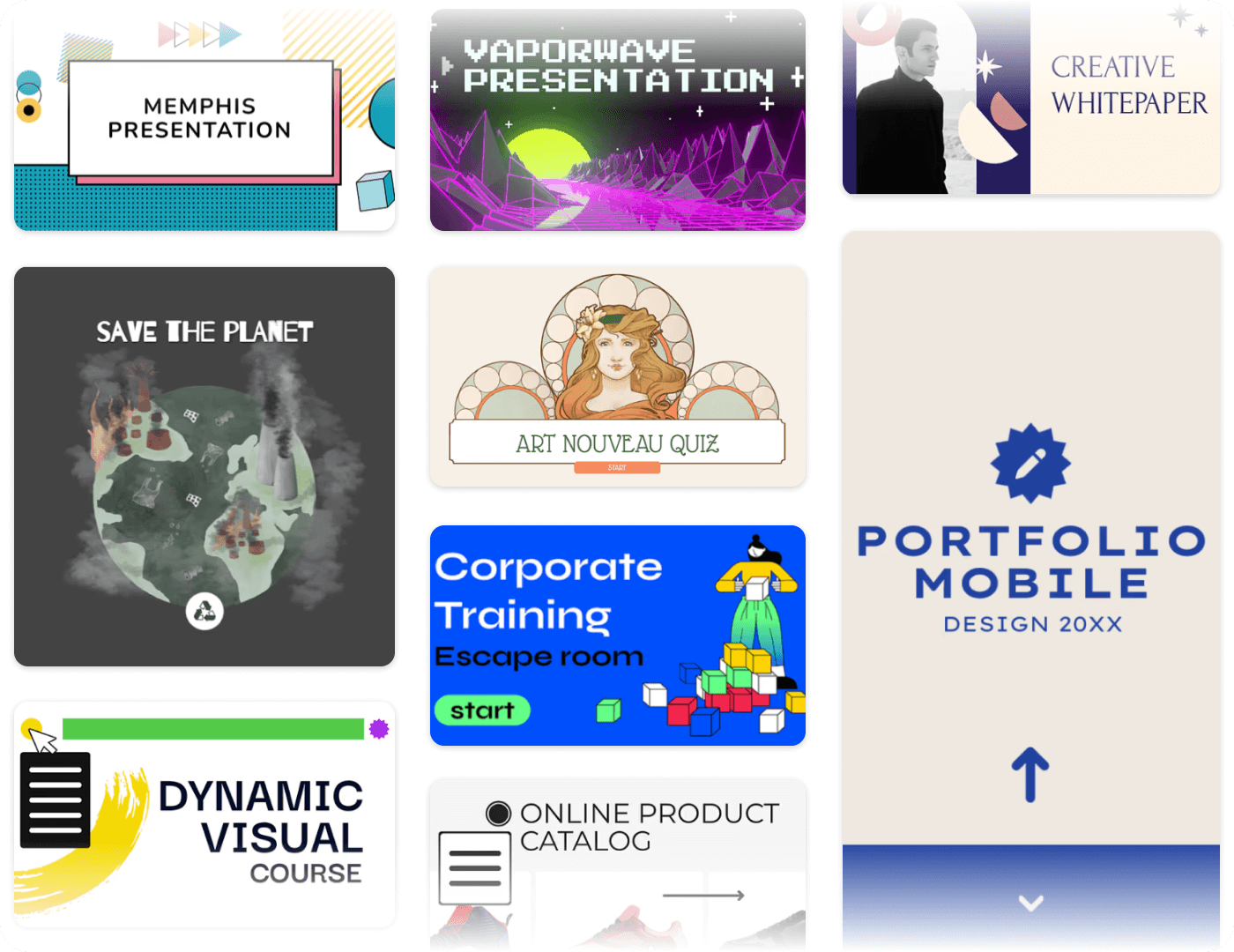 Thousands Of Templates in Genially